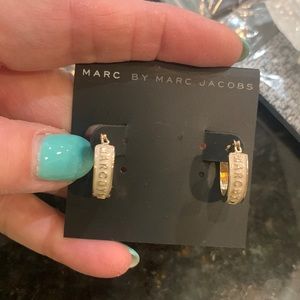 New White Enamel Glazed Earrings